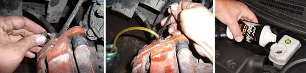 Principe du pompage du système de freinage avec ABS