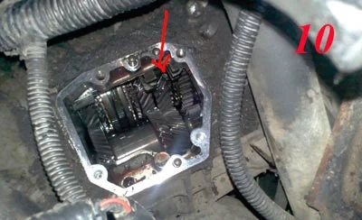 Процесс выставления рычага механизма в коробке Выставление рычага механизма КПП