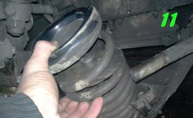 Вынимание пружины