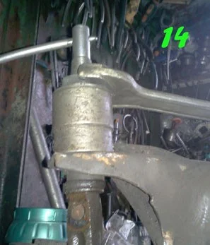 Установка нового рычага