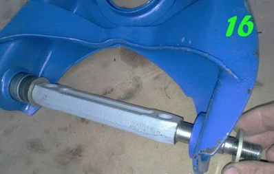 Сборка оси и сайлентблоков