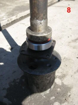 Запрессовка подшипника на полуось