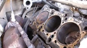 Разборка ГБЦ двигателя V6 2.8 BBG 2002 г. и ремонт впускной системы