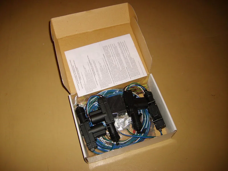 Установка центрального замка