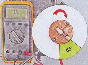 проверка регулировки угла контактов замыкания проверка регулировки угла контактов замыкания