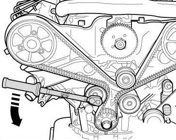 Replacing the Timing Belt and Injection Pump Belt on Audi A6 2.5 TDI V6