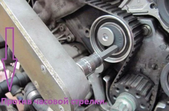 Replacing the Timing Belt and Injection Pump Belt on Audi A6 2.5 TDI V6