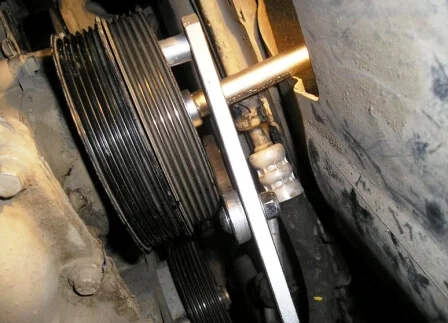 откручивание шкива коленвала Шкив коленвала Форд Фокус 2