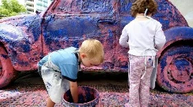 Подготовка авто к покраске резиновой краской