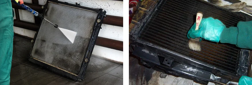Radiator cleaning