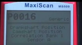 Error P0016: Crankshaft and Camshaft Position Correlation — Causes and Fixes