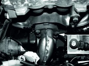 Датчик детонации на двигателе 21214