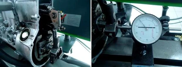 Подготовка к проверке хода муфты Проверка хода муфты