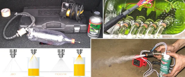 Способы самостоятельной промывки форсунок инжектора Способы самостоятельной промывки форсунок инжектора