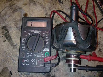 Проверка контактных колец генератора