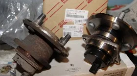 Замена задней ступицы Тойота Королла