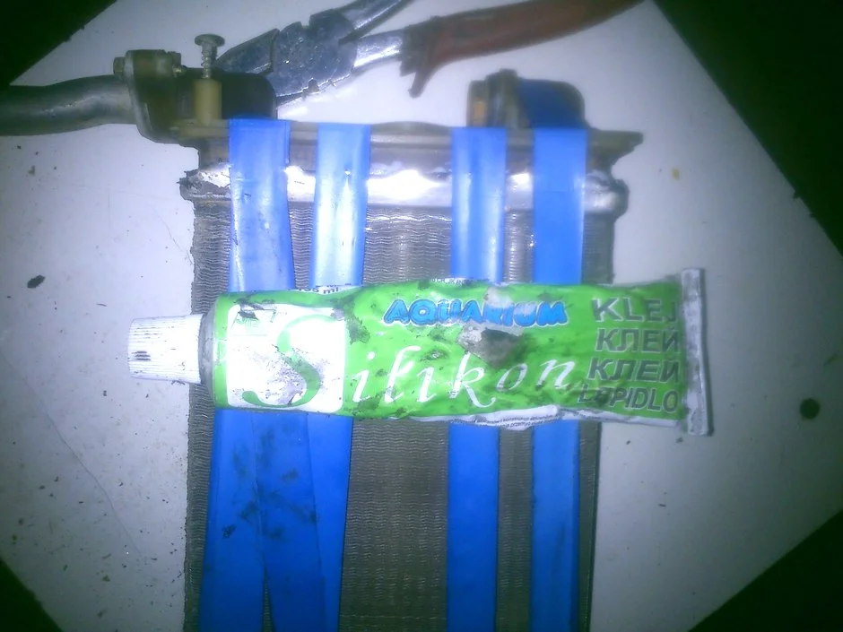 Ремонт радиатора печки