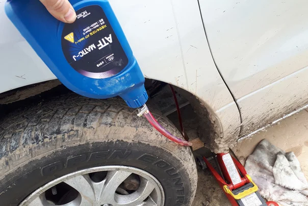 Замена масла в АКПП на Хендай Старекс