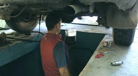 Замена масла в раздаточной коробке Hyundai H-1