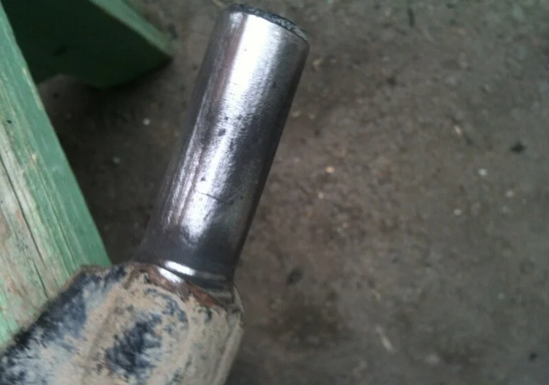 Подготовка рычага подвески для установки нового сайлентблока Фокуса