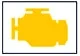 engine icon lit