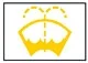 washer fluid icon lit