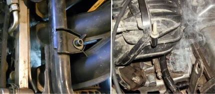 Поиск подсоса воздуха дымом