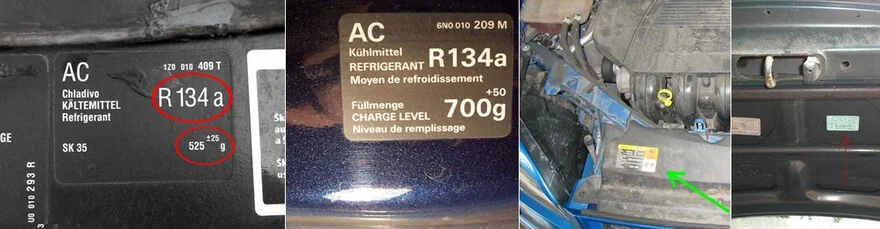 Количество фреона в кондиционере автомобиля