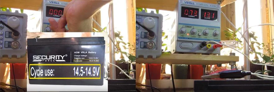 Обслуживание гелевого аккумулятора