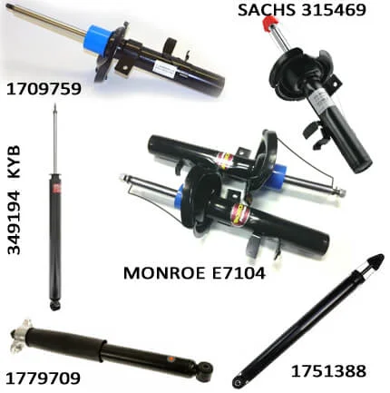 амортизаторы на Фокус 3