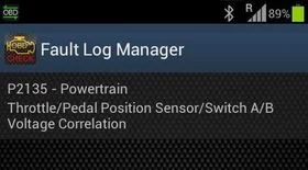 Ошибка P2135 — несовпадение показаний датчиков положения дроссельной заслонки