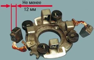 Щетки стартера