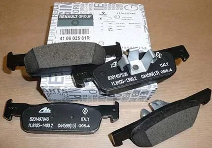 Оригинальные дисковые колодки на Сандеро 2 410609646R