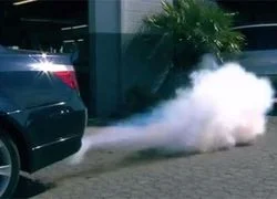 White smoke from the exhaust