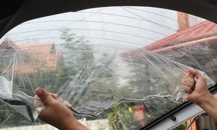 снятие тонировки с заднего стекла