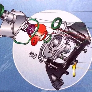 Устройство крана отопителя ВАЗ 2114