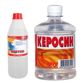 Décalaminage acétone et kérosène