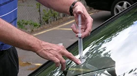 Ремонт сколов и трещин лобового стекла автомобиля