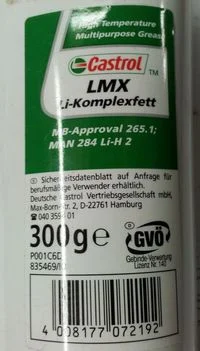 Castrol LMX Li-Komplexfett 2