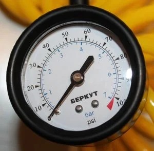 Шкала манометра