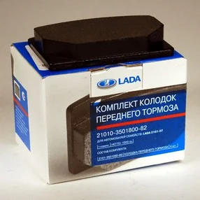 Оригинальные передние тормозные колодки ВАЗ 2107