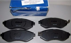 Передние тормозные колодки на Авео Т250