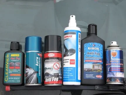 Антизапотеватель для автомобильных стекол