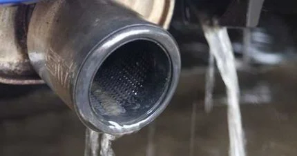 Конденсат в глушителе