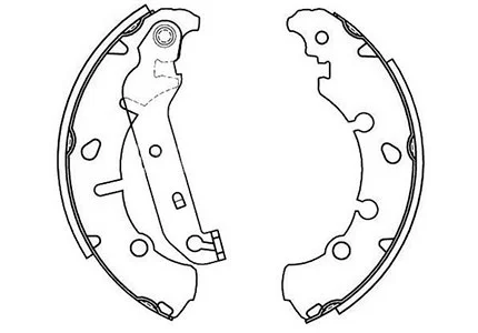 Задние тормозные колодки для Фьюжн