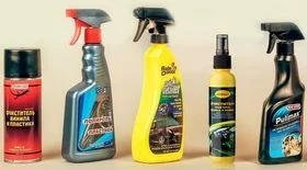 Очиститель пластика салона автомобиля