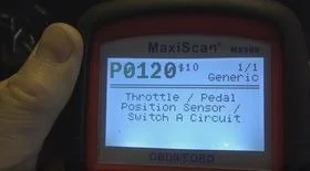 P0120 - Значение кода ошибки