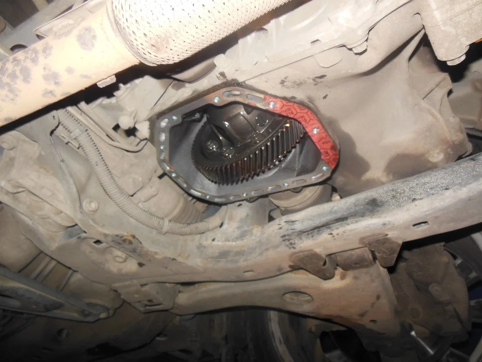 Замена прокладки поддона МКПП F17