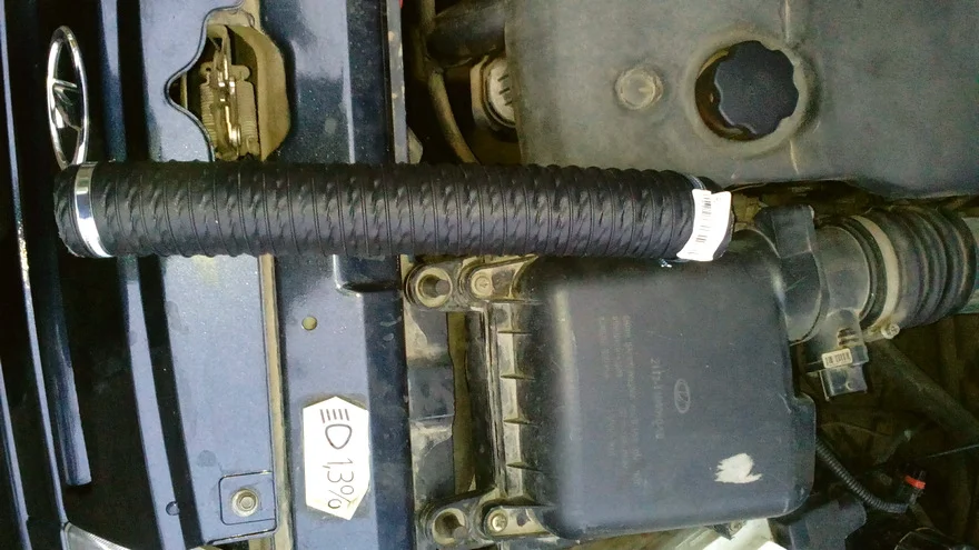 Замена воздуховода Приора