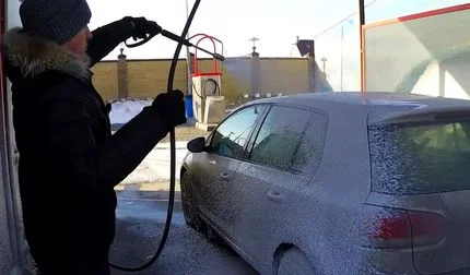 Как мыть машину зимой